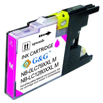 Cartouche compatible Brother LC1280XLM - magenta