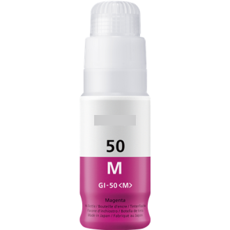 Bouteille d'encre compatible Canon 3404C001 / GI-50 M - magenta