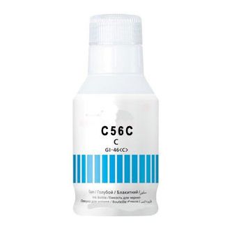Bouteille d'encre compatible Canon 4430C001 / GI-56 C - cyan