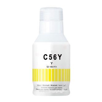 Bouteille d'encre compatible Canon 4432C001 / GI-56 Y - jaune