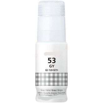 Bouteille d'encre compatible Canon 4708C001 / GI-53 GY - grise