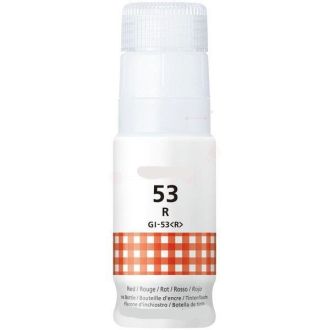 Bouteille d'encre compatible Canon 4717C001 / GI-53 R - rouge