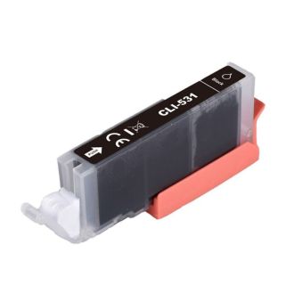 Cartouche compatible Canon 6118C001 / CLI-531 BK - noire