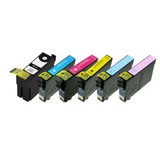 Cartouches compatibles Epson 378XL / C13T37984010 - Multipack 6 couleurs (BK,C,M,Y,PM,PC)