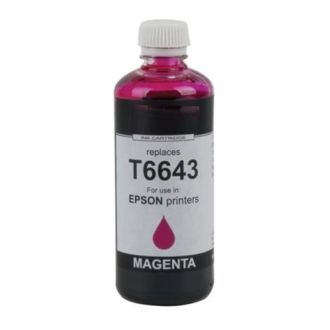Bouteille d'encre compatible Epson C13T664340 / 664 - magenta