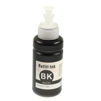 Bouteille d'encre compatible Epson C13T67314A / T6731 - noire