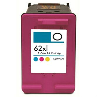 Cartouche compatible HP C2P07AE / 62XL - multicouleur