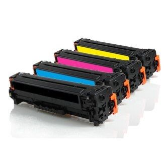 Toners compatibles HP CF 400-3 X / 201X - (BK,C,M,Y) - pack de 4