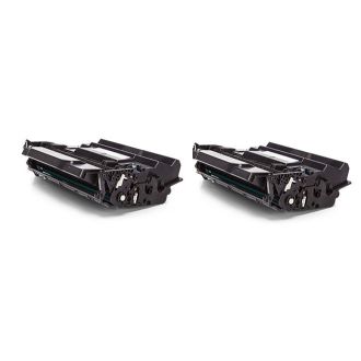 Toners compatibles HP 87X / CF287X - Pack x2  - noir