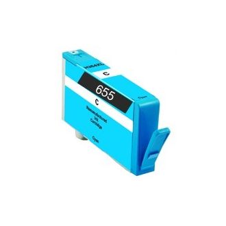 Cartouche compatible HP CZ110AE / 655 - cyan