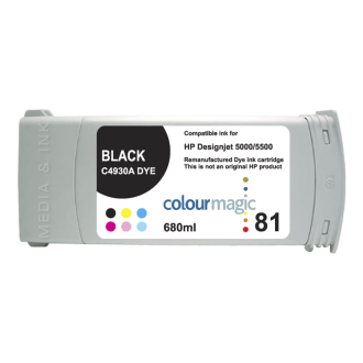 Cartouche compatible HP C4930A / 81 - noire