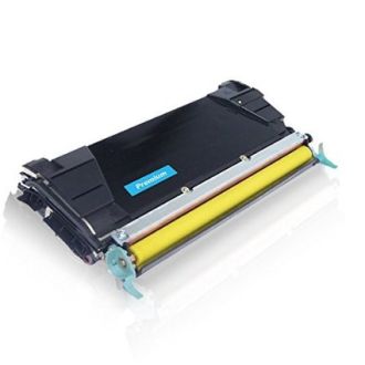 Toner compatible Lexmark C746A1YG - jaune