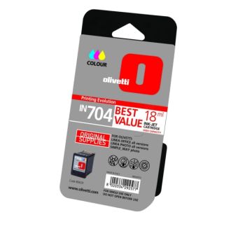 Cartouche compatible Olivetti B0629 / IN704 - multicouleur