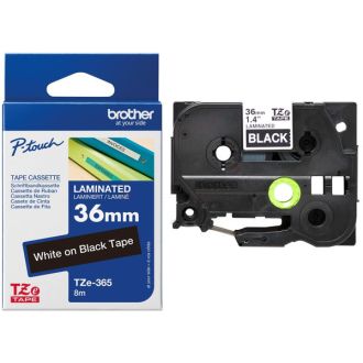 Ruban cassette d'origine Brother TZE365 - noir, blanc