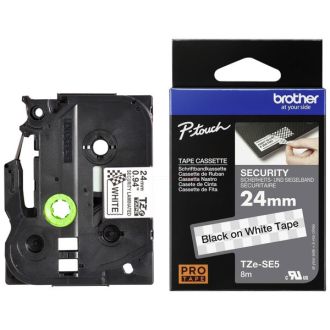 Ruban cassette d'origine Brother TZESE5 - noir, blanc