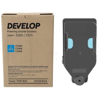 Toner d'origine Develop AAJW4D4 / TNP-80 C - cyan