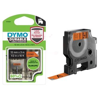 Ruban cassette d'origine Dymo 1978367 - noir, orange