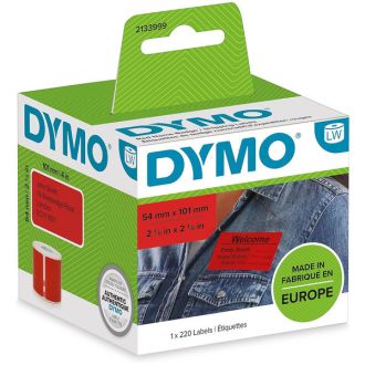 Ruban cassette d'origine Dymo 2133399 - rouge