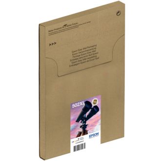 Cartouches d'origines Epson C13T02W64510 / 502XL - multipack 4 couleurs : noire, cyan, magenta, jaune