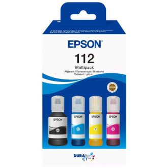 Cartouches d'origines Epson C13T06C64A / 112 - multipack 4 couleurs : noire, cyan, magenta, jaune