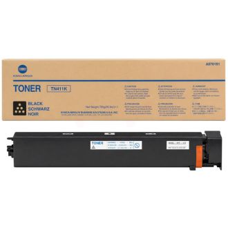 Toner d'origine Konica Minolta A070151 / TN-411 K - noir