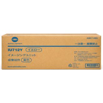 Tambour d'origine Konica Minolta A9K708D / DR-712 Y - jaune