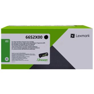 Toner d'origine Lexmark 66S2X00 - noir