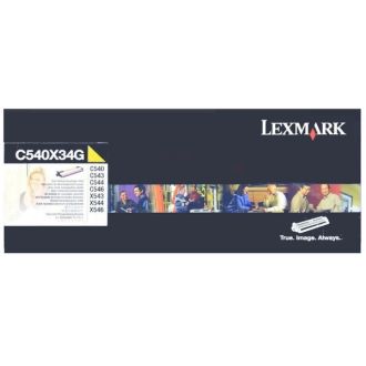Unité développeur d'origine Lexmark C540X34G - jaune