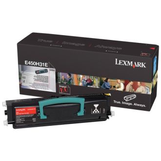 Toner d'origine Lexmark E450H31E - noir