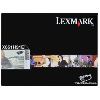 Toner d'origine Lexmark X651H31E - noir
