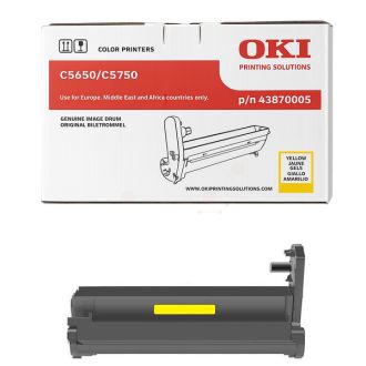 Tambour d'origine OKI 43870005 - jaune