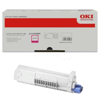 Toner d'origine OKI 44318606 - magenta