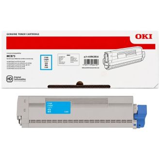 Toner d'origine OKI 45862816 - cyan