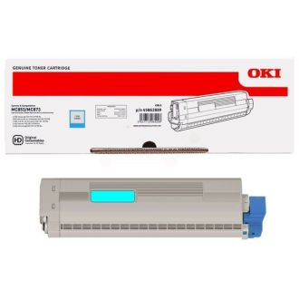 Toner d'origine OKI 45862839 - cyan