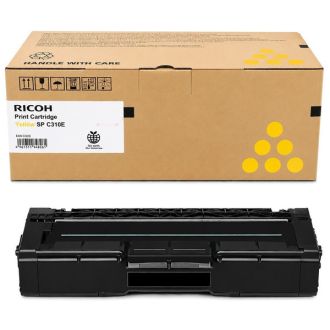 Toner d'origine Ricoh 406351 / SPC 310 E - jaune