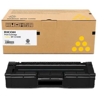 Toner d'origine Ricoh 406482 / SPC 310 HE - jaune