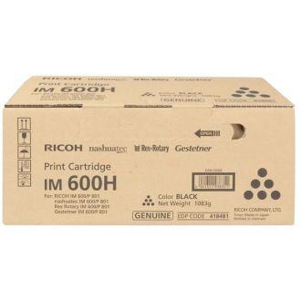 Toner d'origine Ricoh 418481 / IM 600H - noir