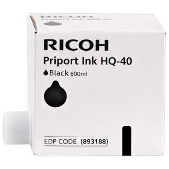 Cartouche d'origine Ricoh 893188 / JP 40 HQ - noire