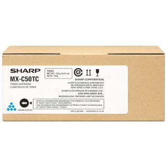Toner d'origine Sharp MXC50TC - cyan