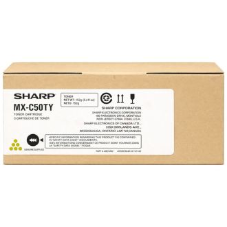 Toner d'origine Sharp MXC50TY - jaune