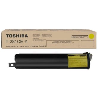 Toner d'origine Toshiba 6AK00000107 / T-281 CE-Y - jaune