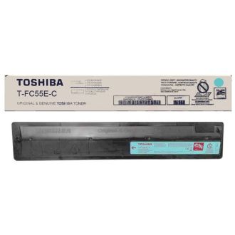 Toner d'origine Toshiba 6AK00000114 / T-FC 55 E-C - cyan