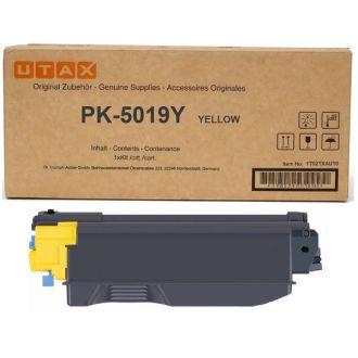 Toner d'origine Utax 1T02TXAUT0 / PK-5019 Y - jaune