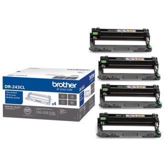 Tambour d'origine Brother DR243CL - multipack 4 couleurs : noir, cyan, magenta, jaune