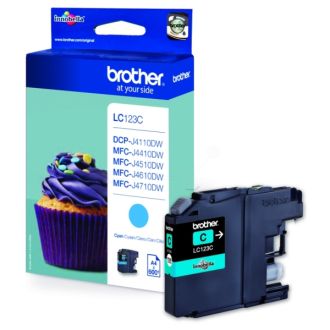 Cartouche d'origine Brother LC123C - cyan