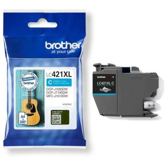 Cartouche d'origine Brother LC421XLC - cyan