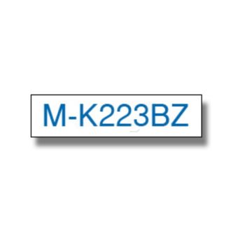 Ruban cassette d'origine Brother MK223BZ - bleu, blanc