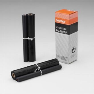 Rouleau transfert thermique d'origine Brother PC302RF - noir - pack de 2
