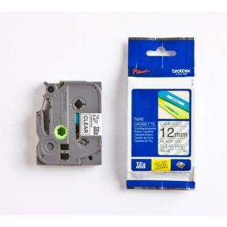 Ruban cassette d'origine Brother TZE131 - noir, transparent