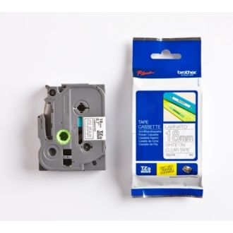 Ruban cassette d'origine Brother TZE145 - transparent, blanc